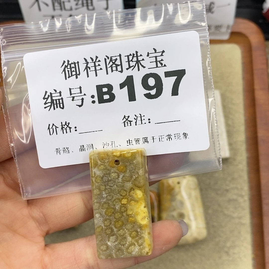 石英质玉未镶嵌颈饰蘑**点
