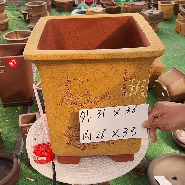 紫砂花盆紫砂花盆