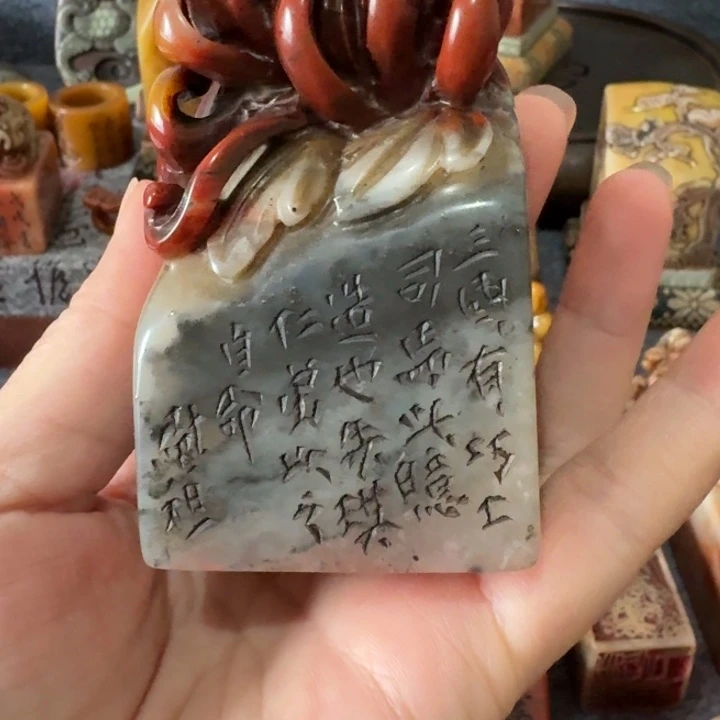 清***酒石材手工艺品摆件包邮