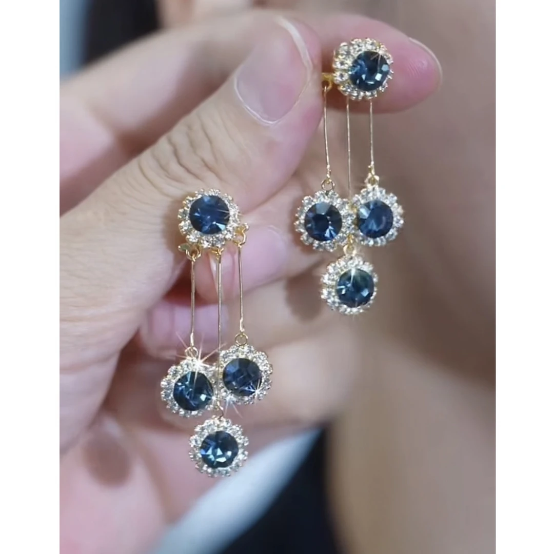 铜合金耳饰 新款轻奢【事事如意】精致时尚气质百搭耳环0411