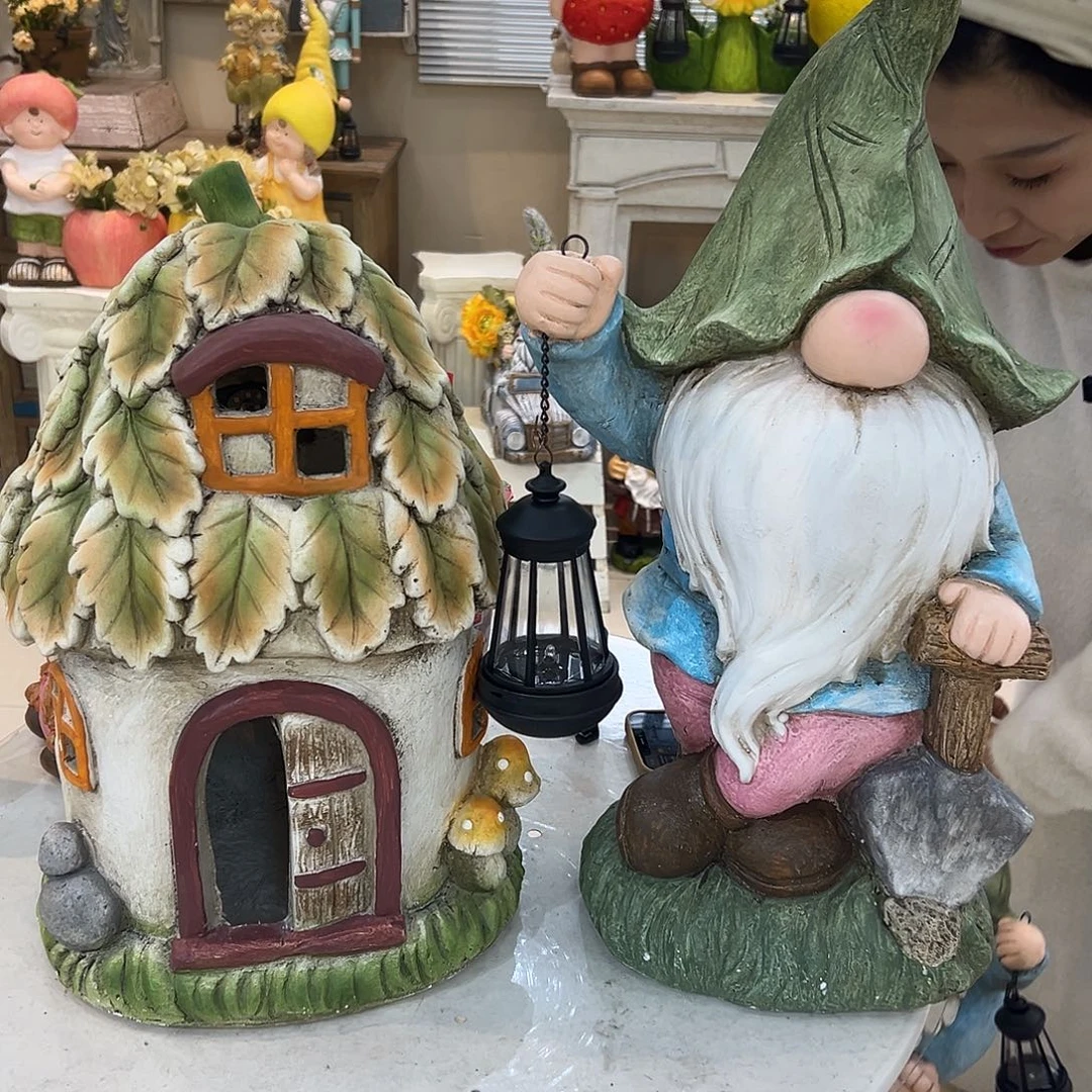 花园摆件红红火火