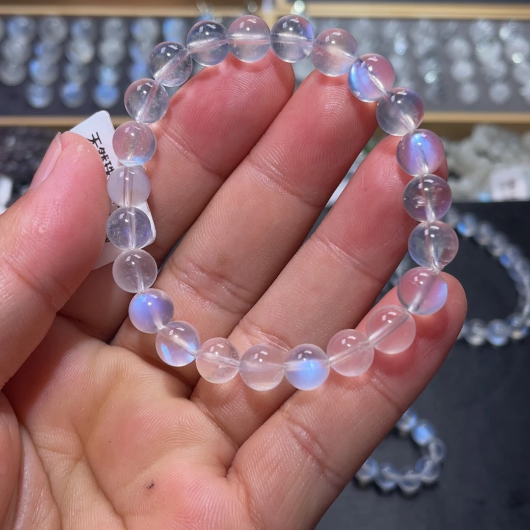 手链未镶嵌长石H****蓝月光手链8m