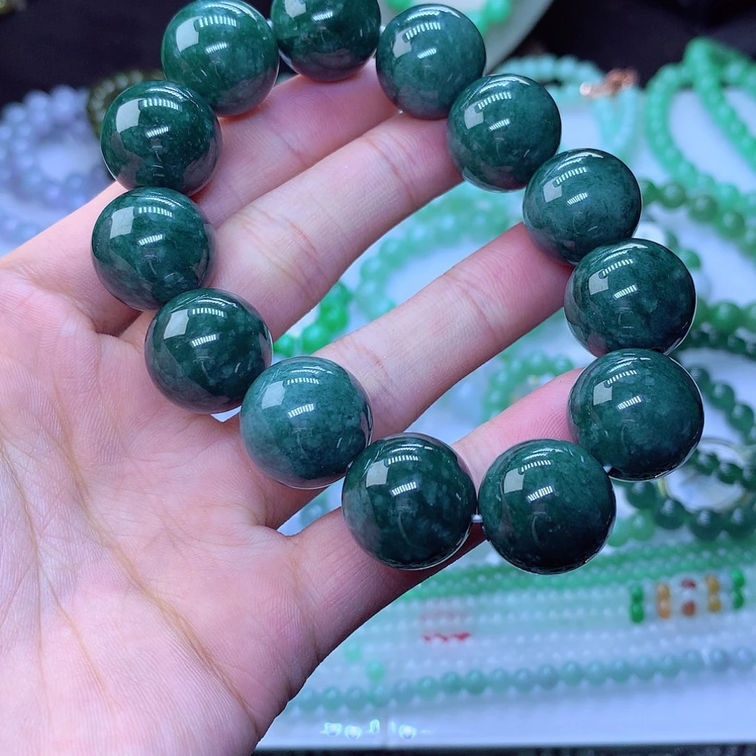 翡翠毛衣链未镶嵌*️****