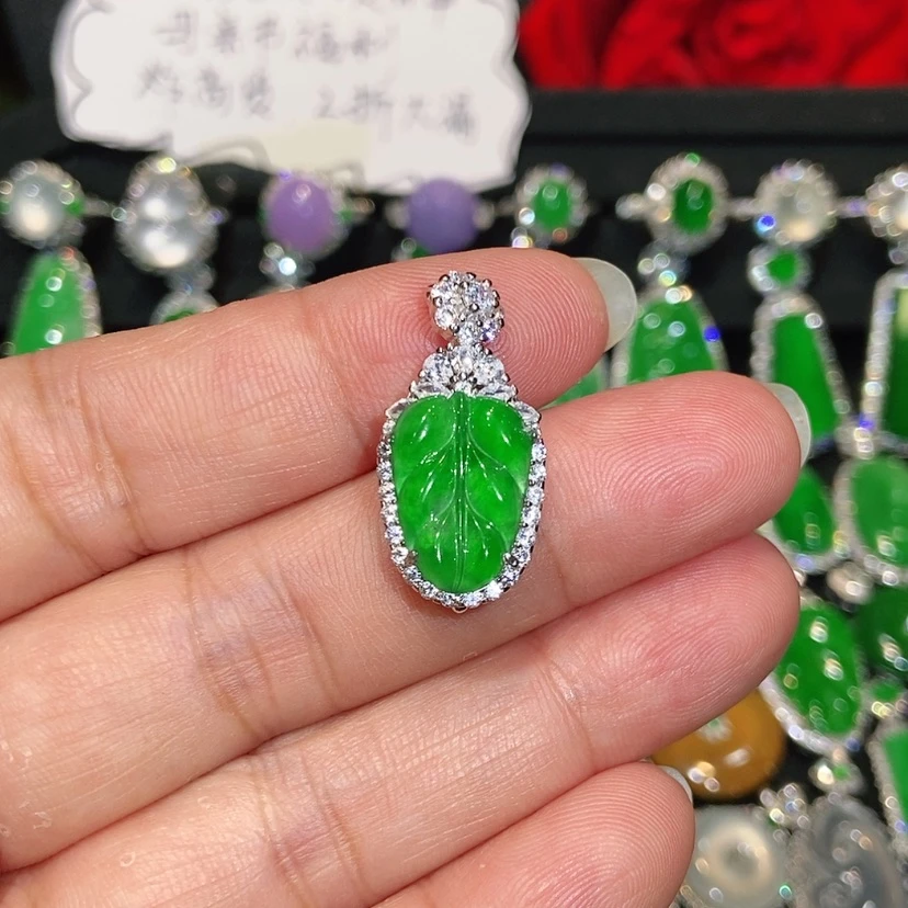 【闪购商品】翡翠未镶嵌颈饰天然翡翠