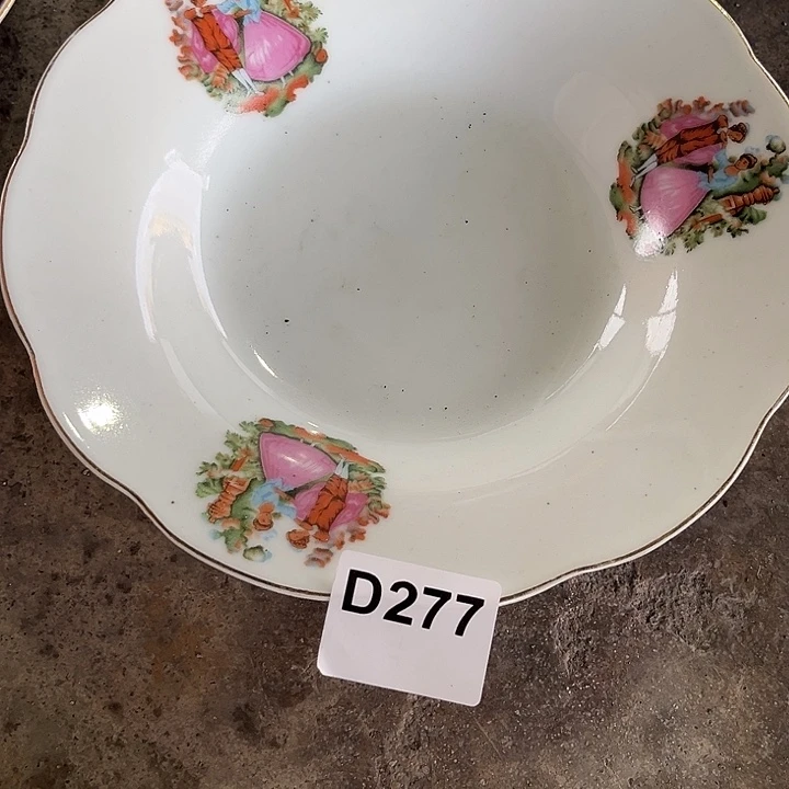 盘八九十年代高岭土盘碗碟有矿点D277