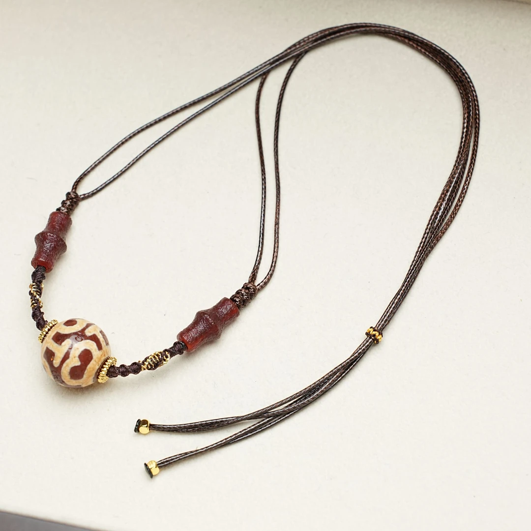 【观澜珠宝】玛瑙项链 复古民族风藏式吊坠 多样发其一 2153