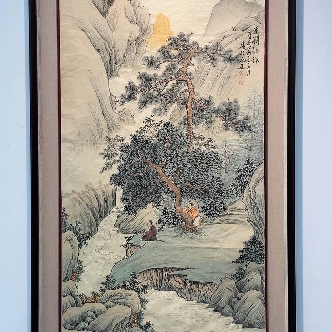 国画凌行志手绘作品