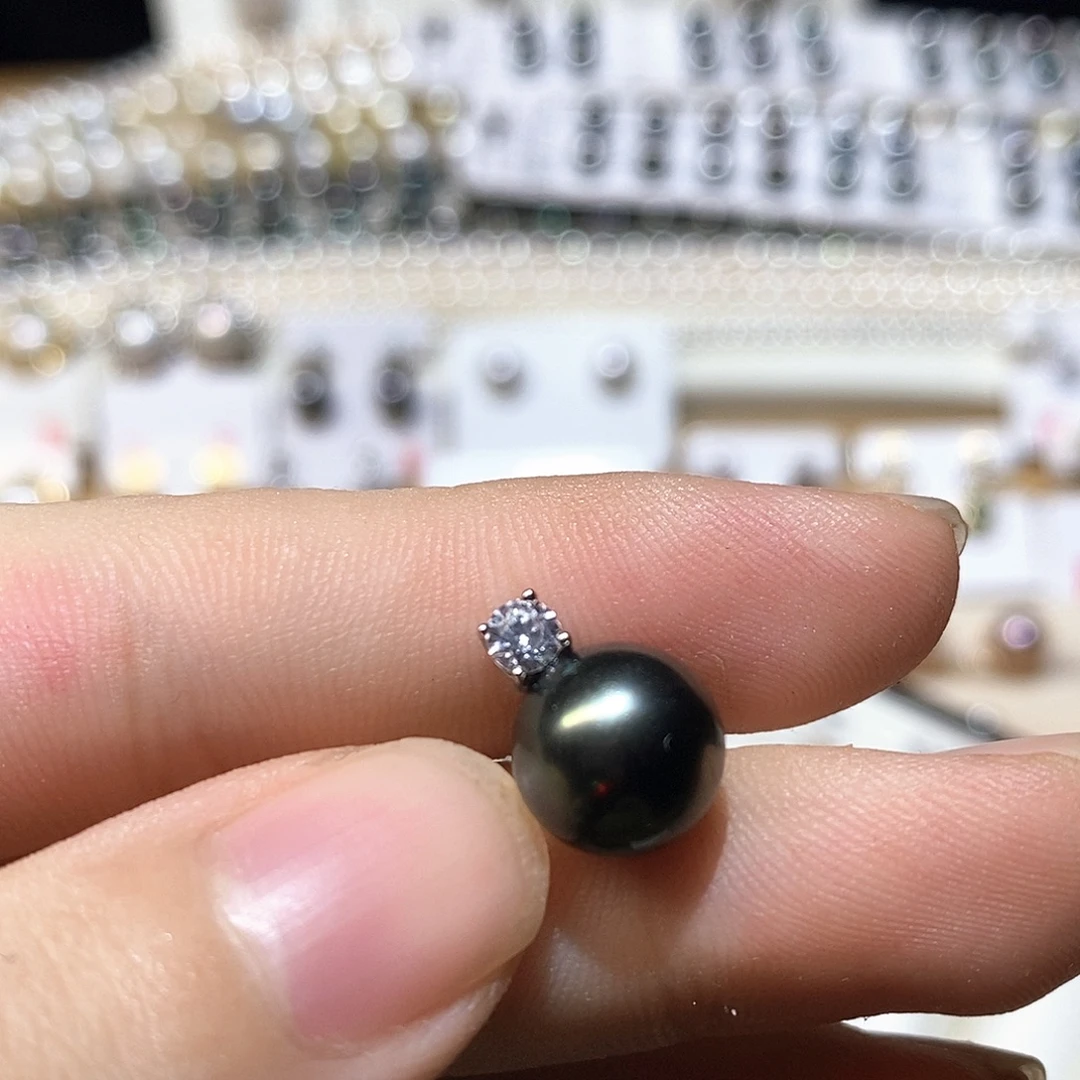 银S925镶嵌颈饰海水珍珠10.1mm