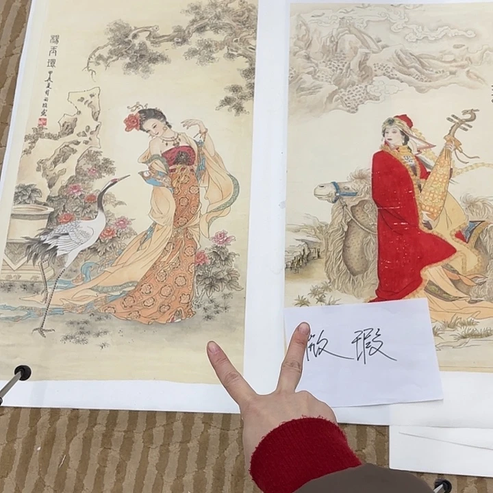 国画好****花鸟的翅膀和翅膀是一样