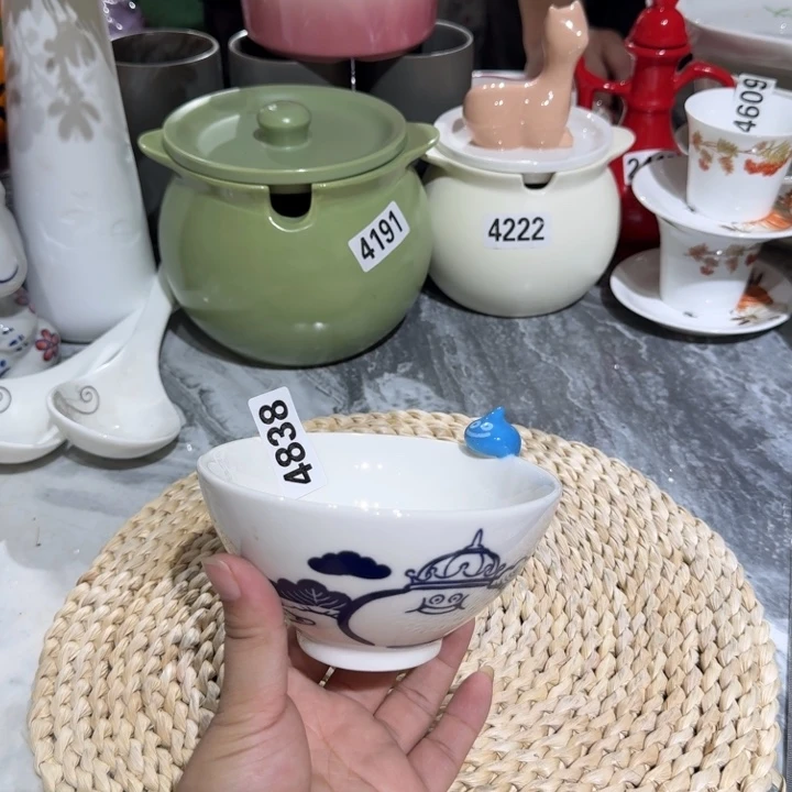 瓷片瑕疵陶瓷满15包邮4838