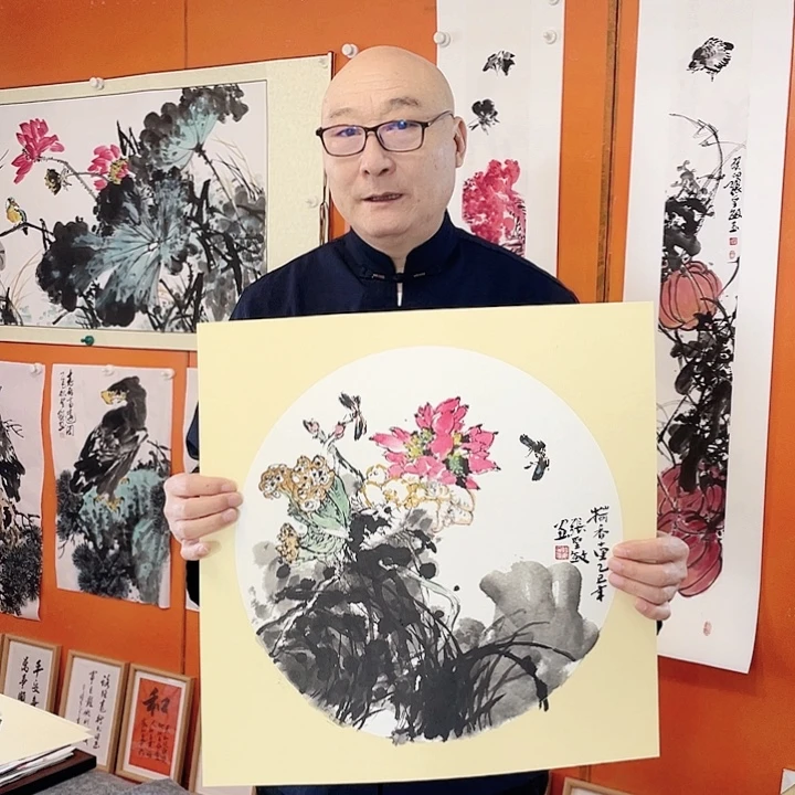 国画张圣敏先生纯手绘作品