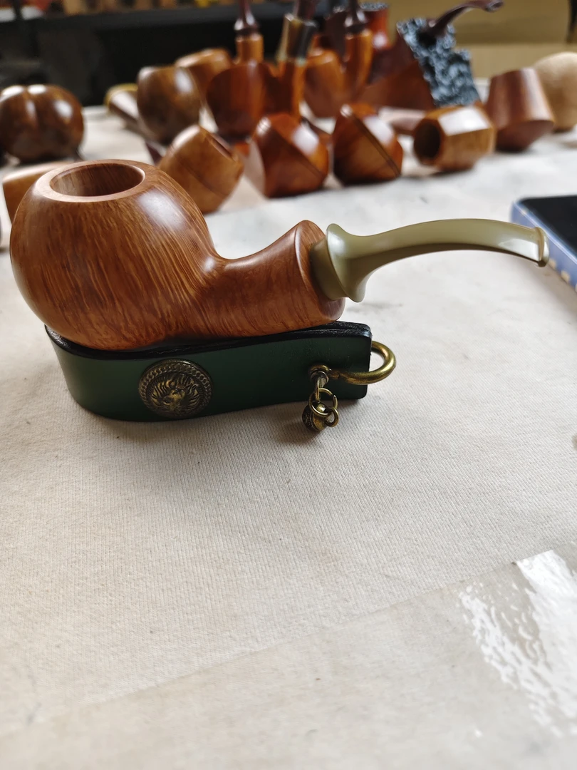 小苹果原木色石楠木手工斗内径19*31长度132mm