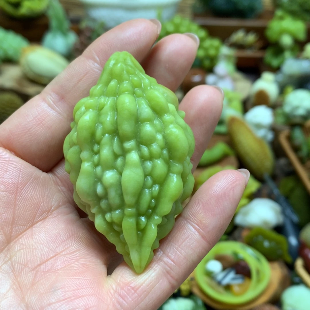 未镶嵌蛇纹石玉手把