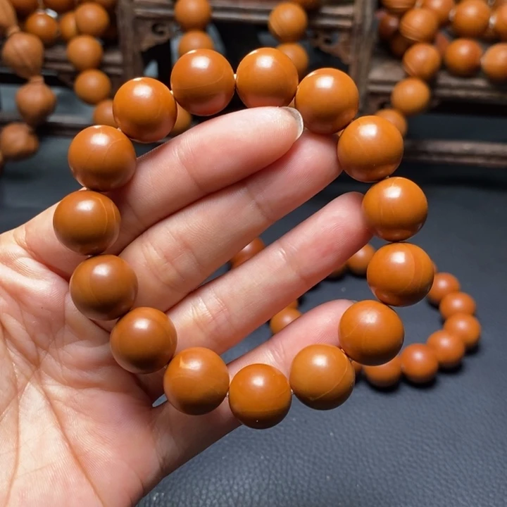 手串橄榄核1.4尺寸光珠