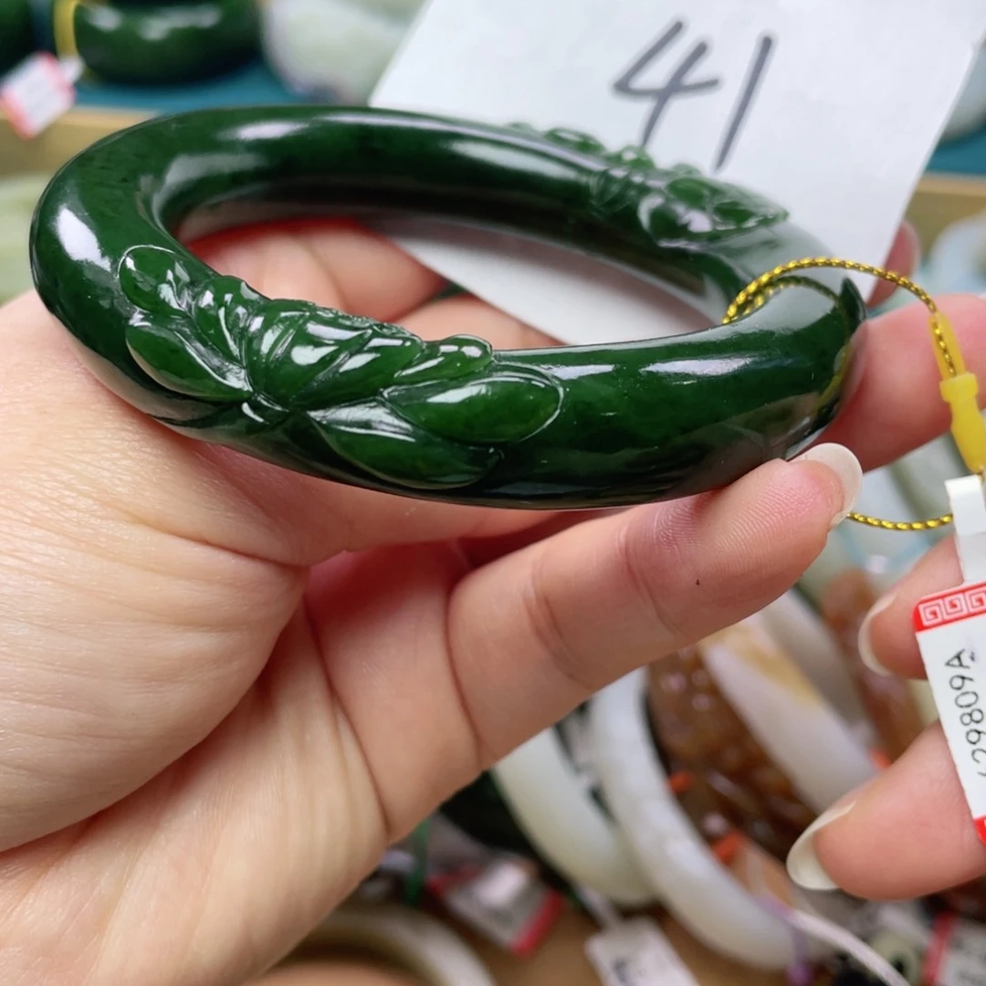 未镶嵌手镯和田玉圈口57