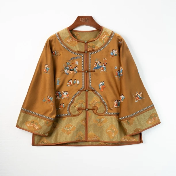 XuanGeMoXiang/轩阁墨香【宛潼】新中式时尚百搭高级上衣 MX36344