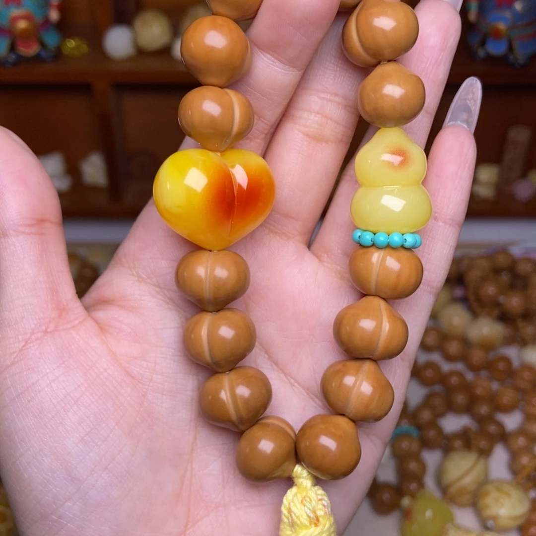 乂***氼吊坠猴头核桃柯基手持➕大胖心➕葫芦➕流苏