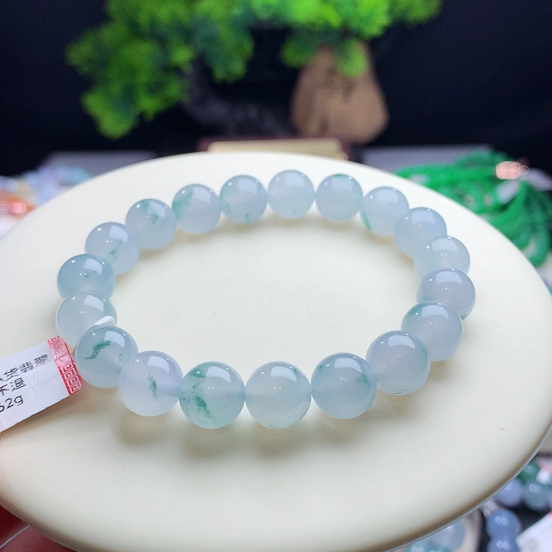 未镶嵌手串翡翠卡10mm