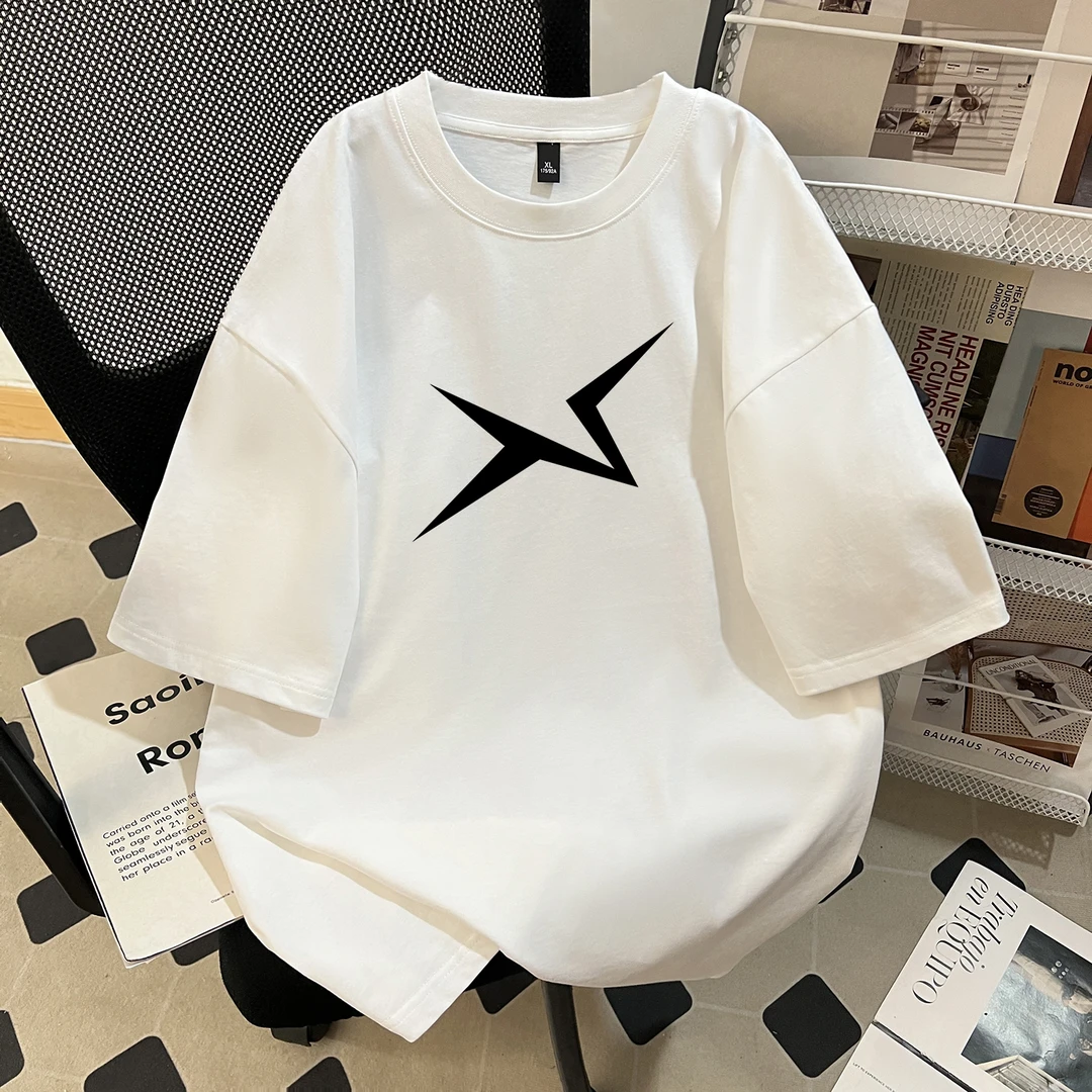 重磅纯棉常规款日常夏季新款短袖男T恤休闲ins高级感夏装潮流