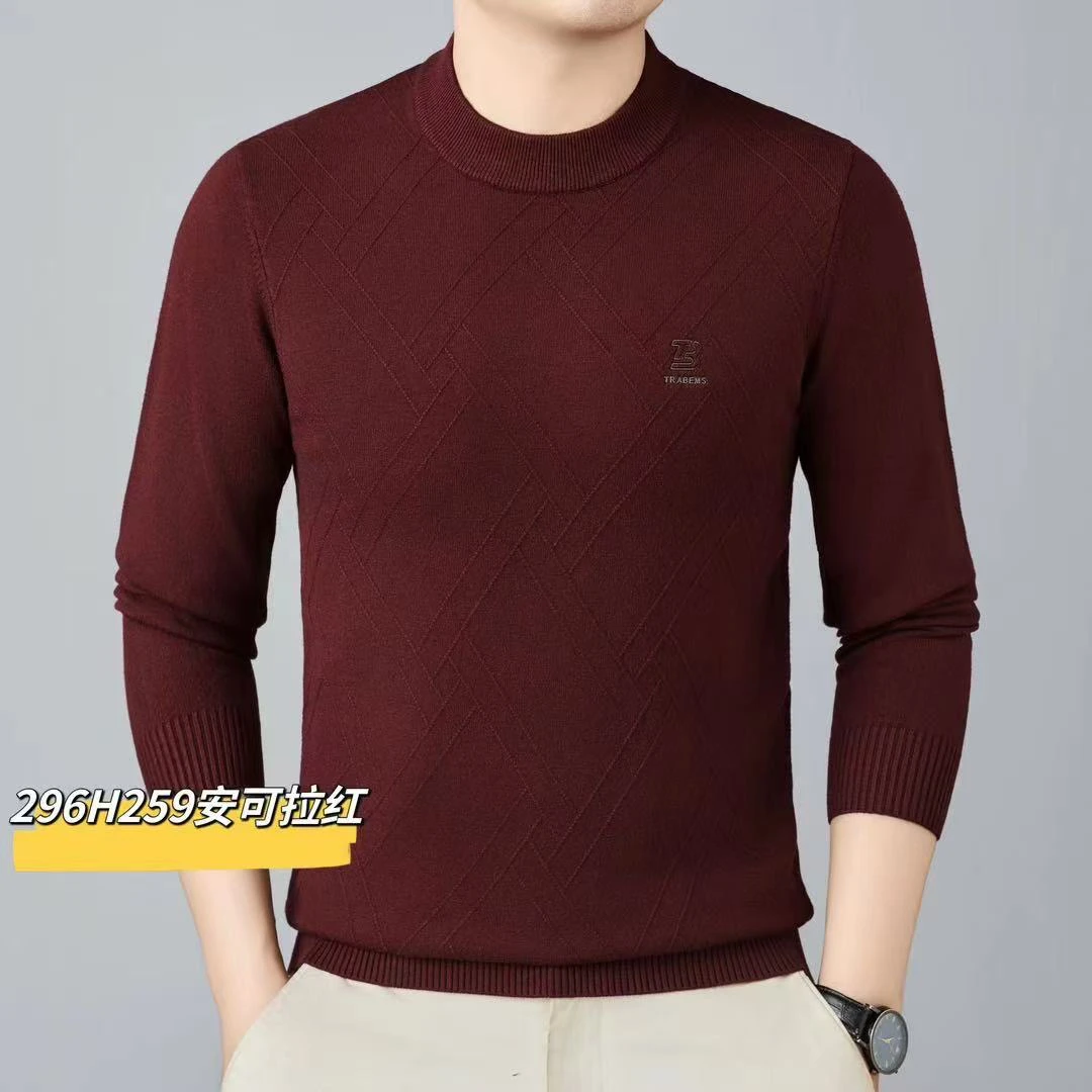 男士毛衣4-296259冬季百搭外穿打底爸爸装毛衣