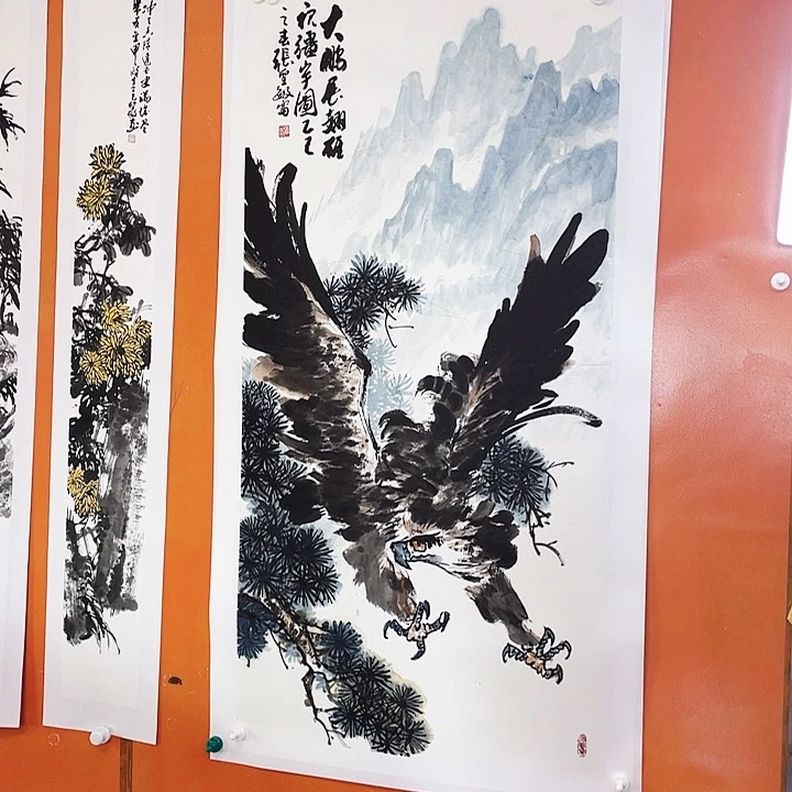 国画张圣敏先生纯手绘作品