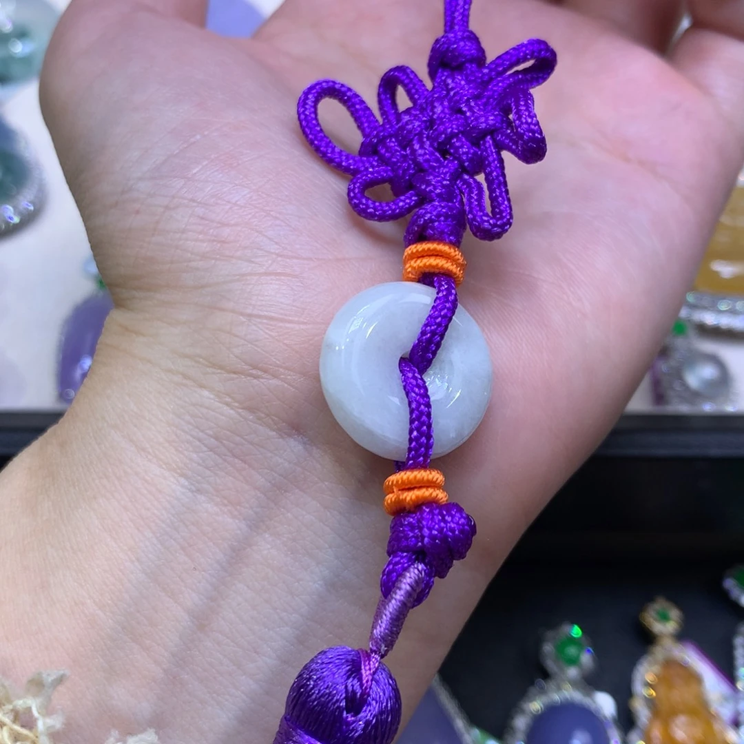 翡翠未镶嵌颈饰天然