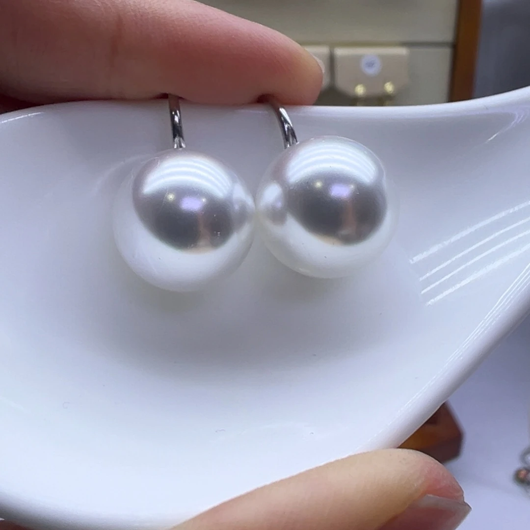 耳饰淡水珍珠银S925镶嵌