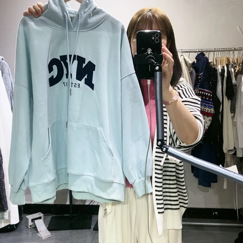 【闪购商品】蓝色卫衣