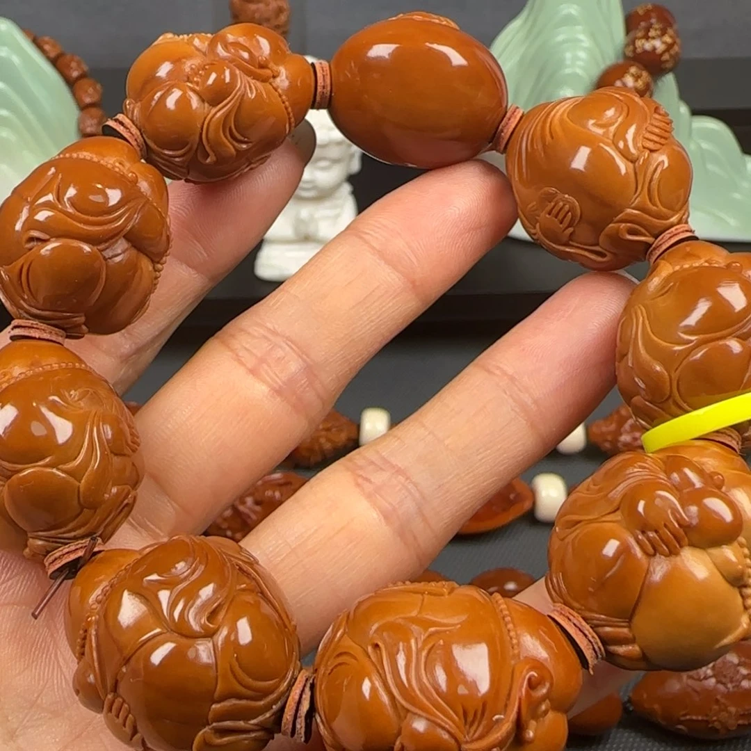 吊坠橄榄核油核八大弥勒