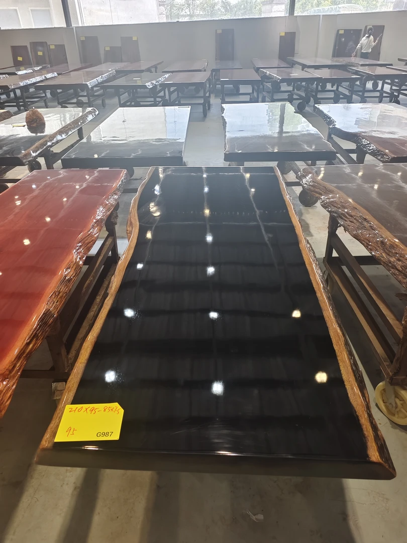 非洲进口实木大板茶桌办公桌