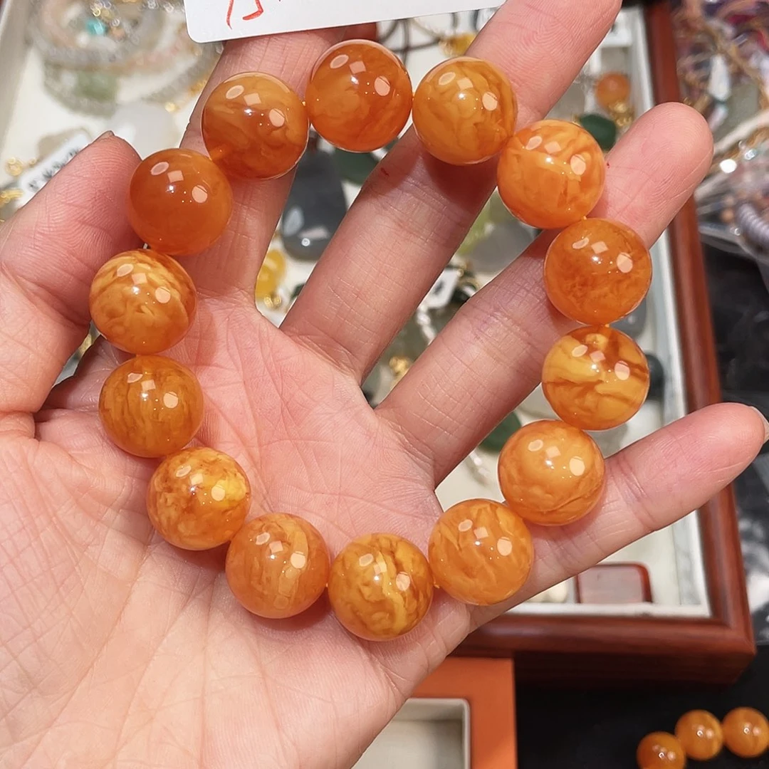 琥珀未镶嵌颈饰A241