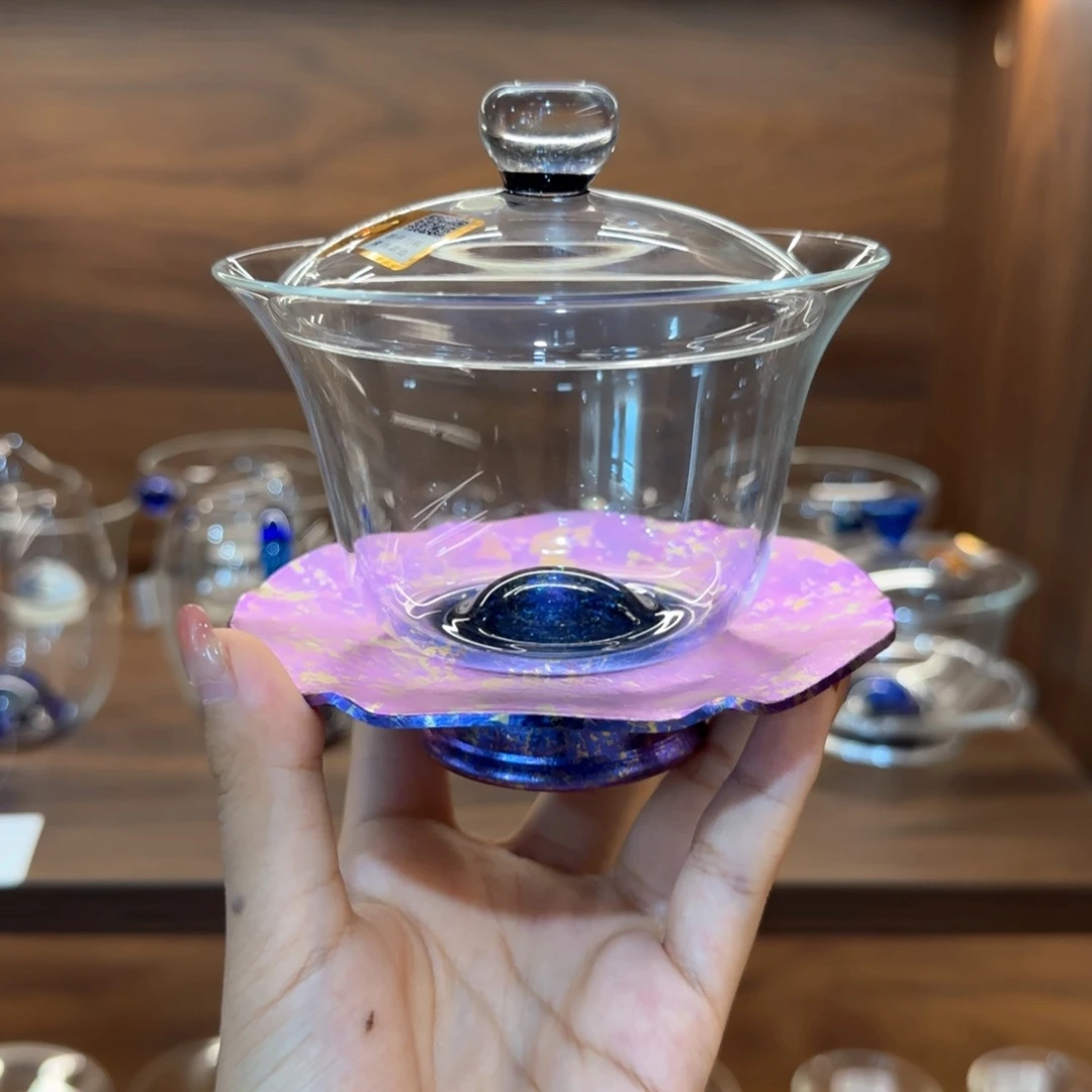 禾器斑斓耀辰盖碗