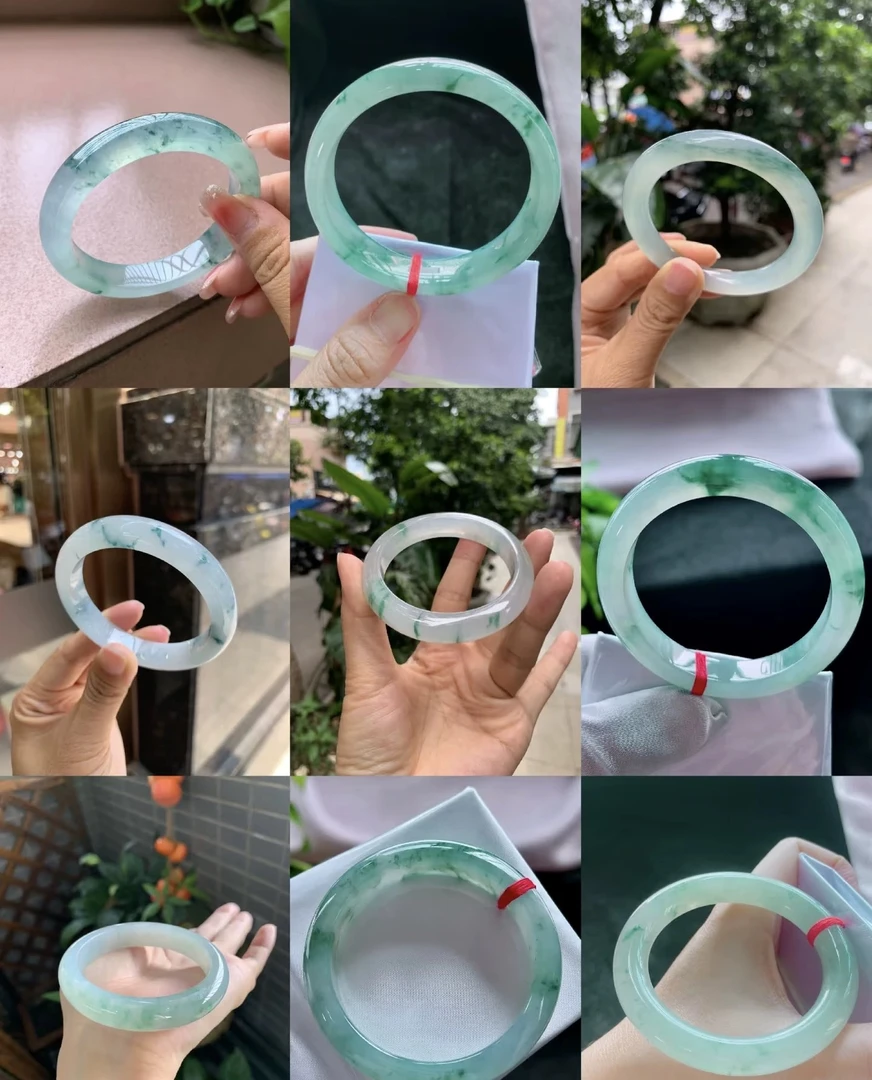 时尚缅风测量高冰高透美人手镯【直播专用链接】