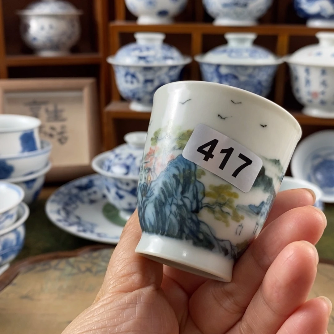 瓷片景德镇陶瓷手绘茶器417