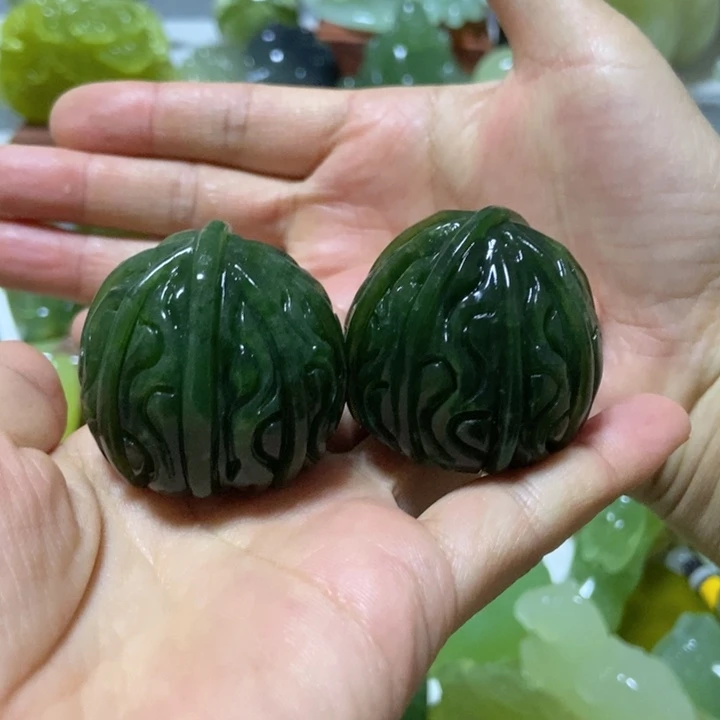 【闪购商品】未镶嵌蛇纹石玉把件