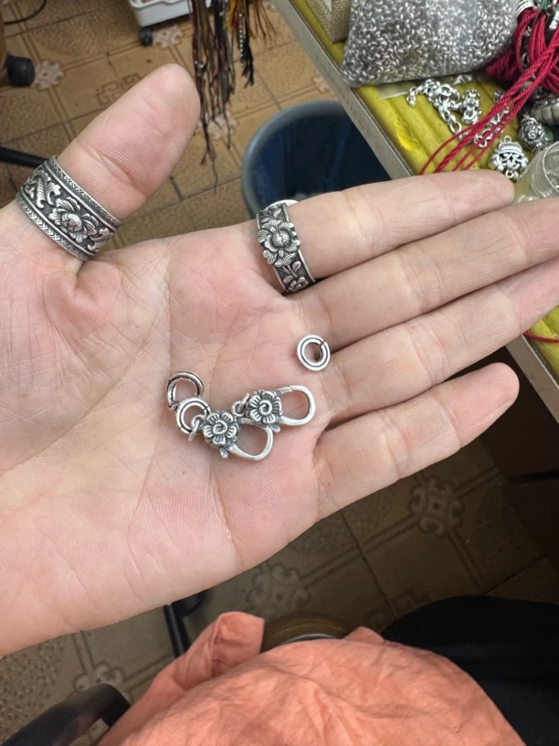 吊坠足银 小郑家纯银配件复古213