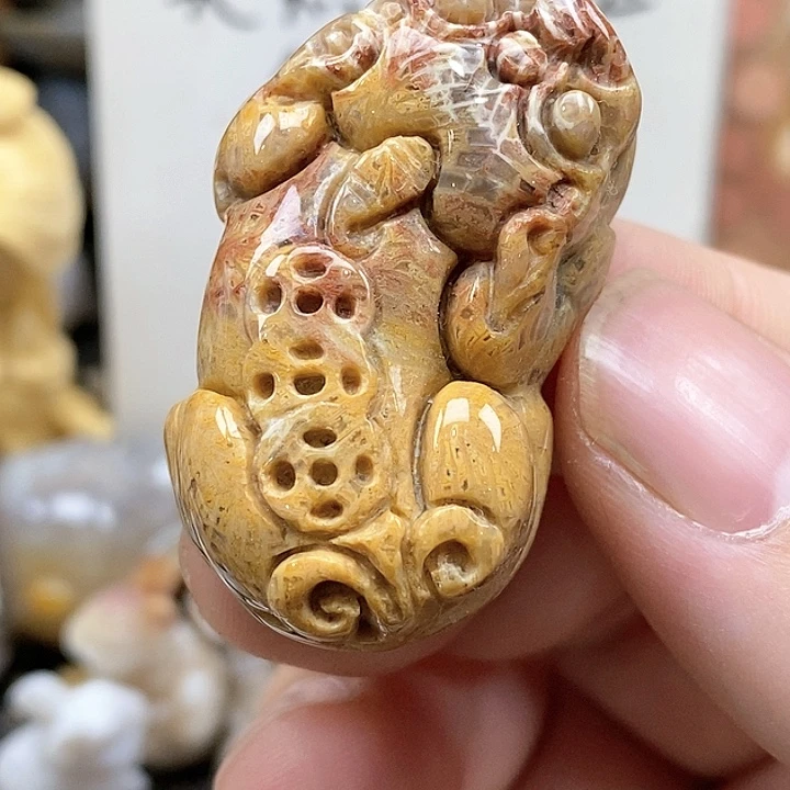 颈饰未镶嵌石英质玉