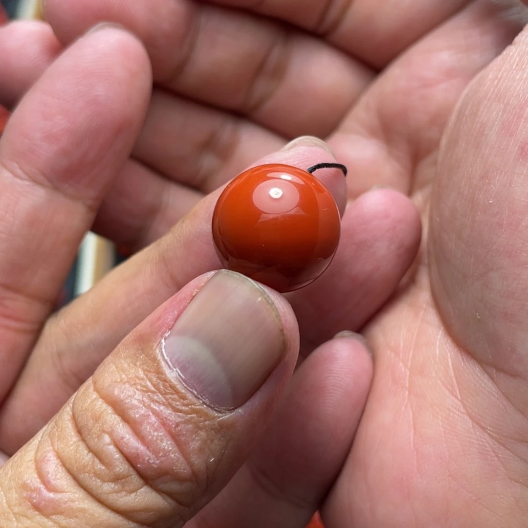 南红玛瑙未镶嵌颈饰16.15mm