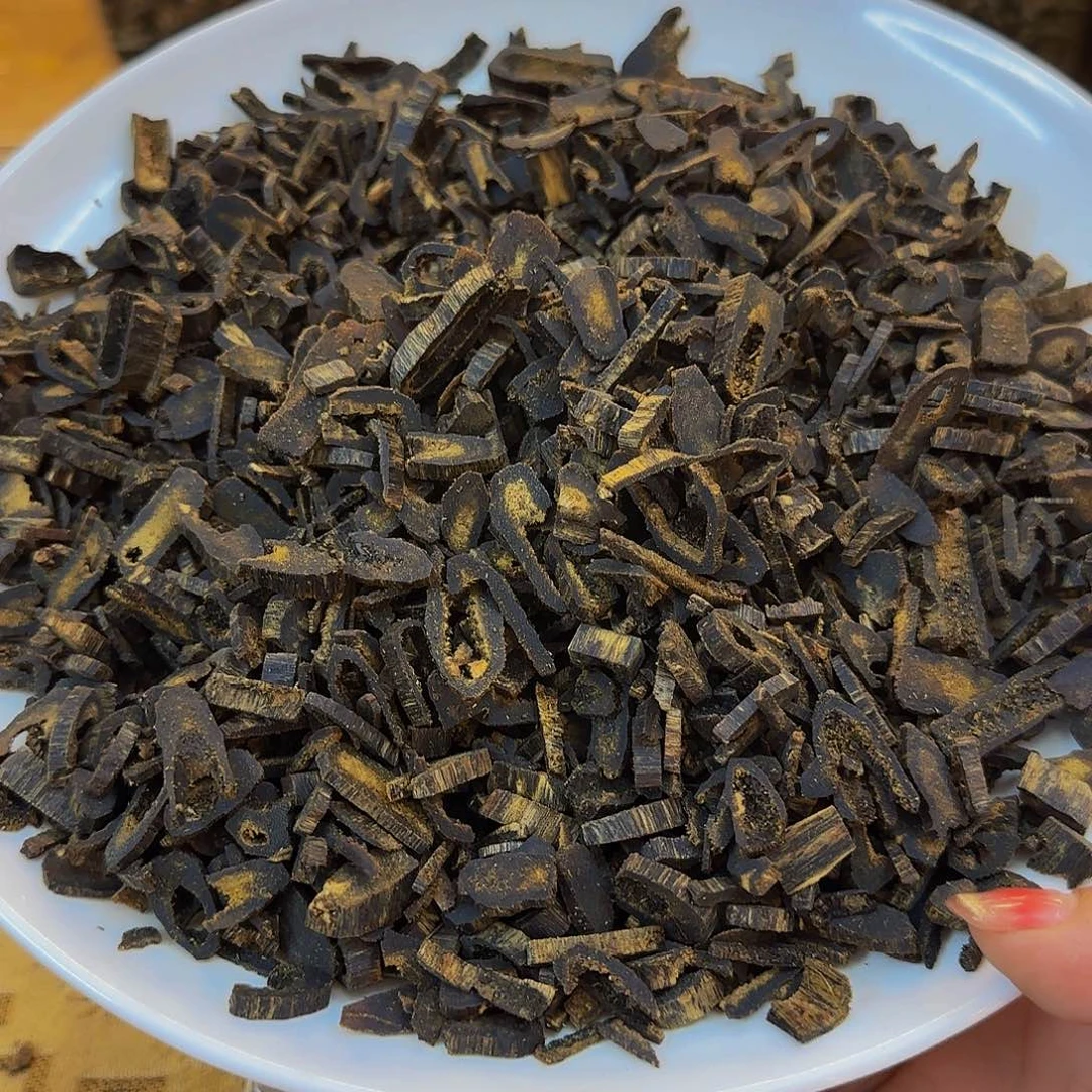 沉香碎屑沉香你****！海南紫罗兰品种沉水车珠边角料100克