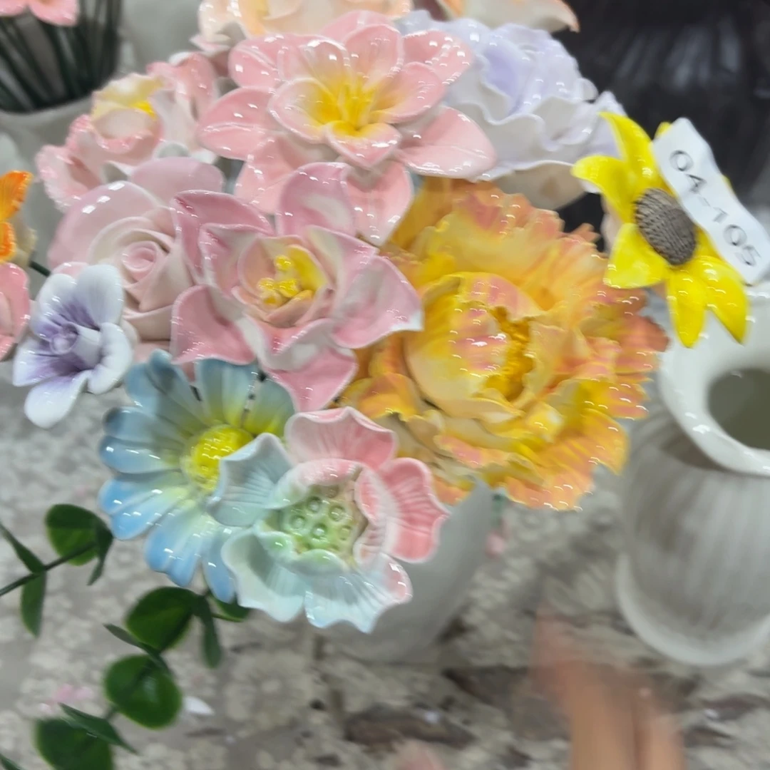 陶瓷花，20元发货，退款拉黑4105