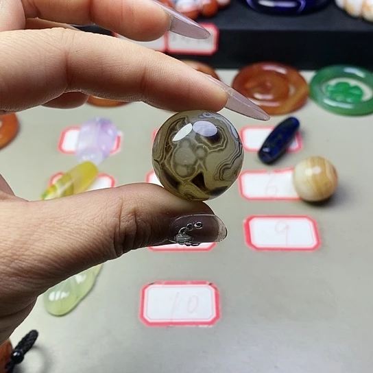 玛瑙/玉髓吊坠(不含链)未镶嵌幻**烟