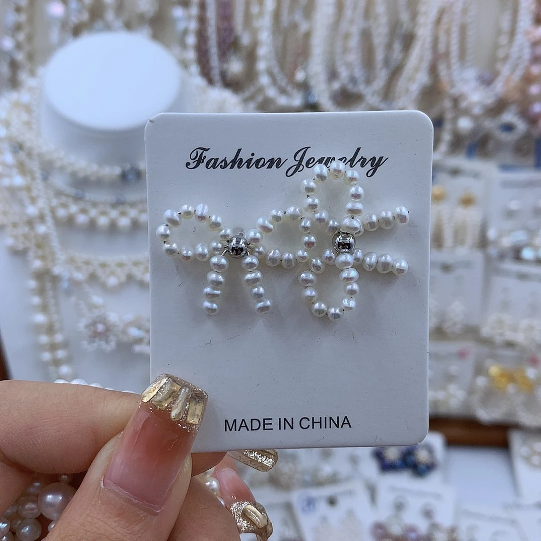 颈饰银S925镶嵌淡水珍珠