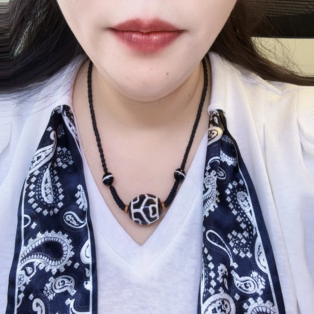 玛瑙/玉髓合金颈饰