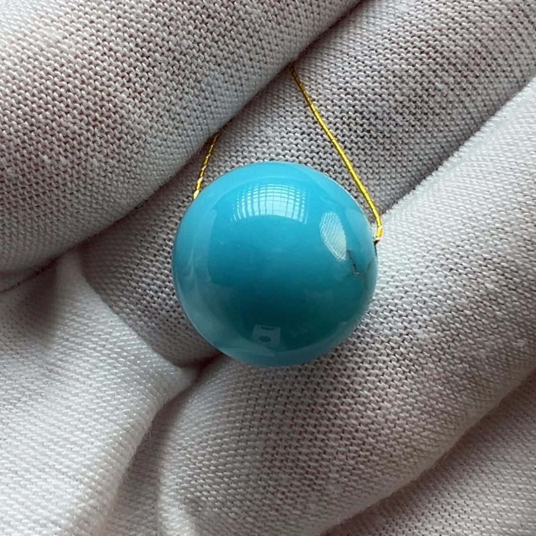绿松石未镶嵌配饰圆珠14.7mm