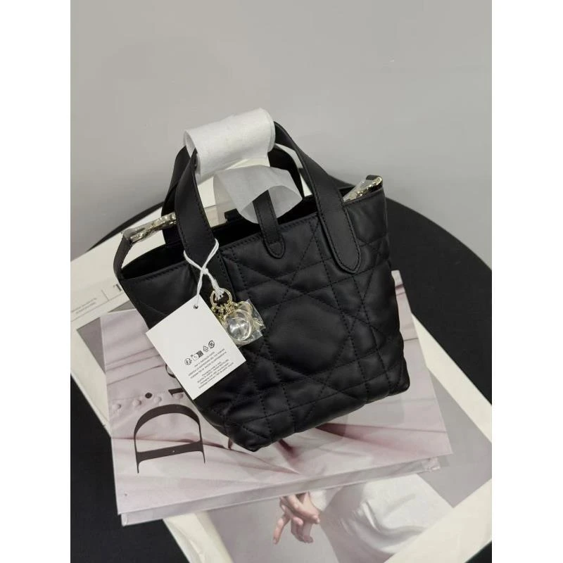 未使用 DIOR/迪奥 25年黑金toujours土著包微型号 全套  送检