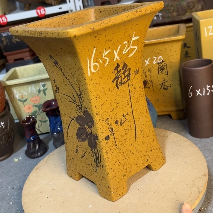 紫砂花盆紫砂花盆