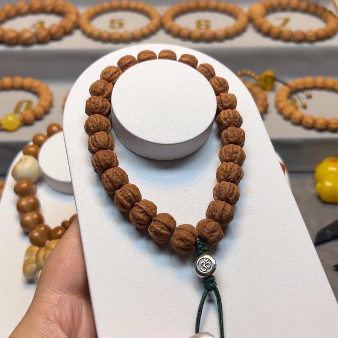 手串猴头核桃12.8哑光京八愣