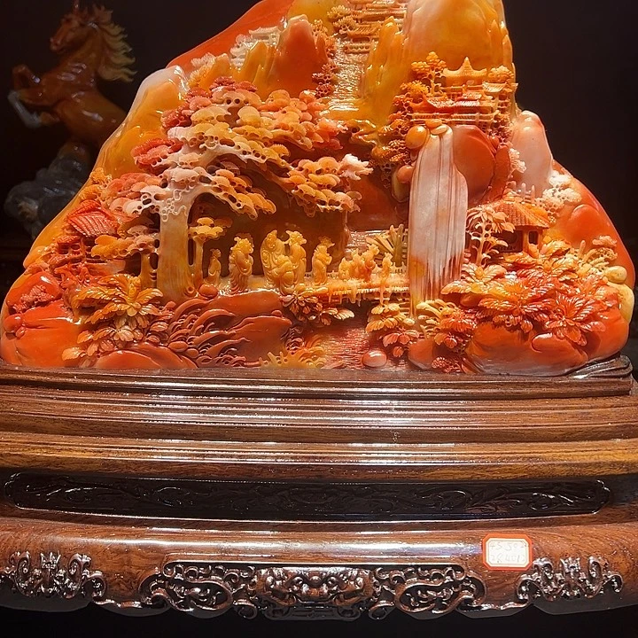 北***熊寿山石寿山石雕刻工艺品