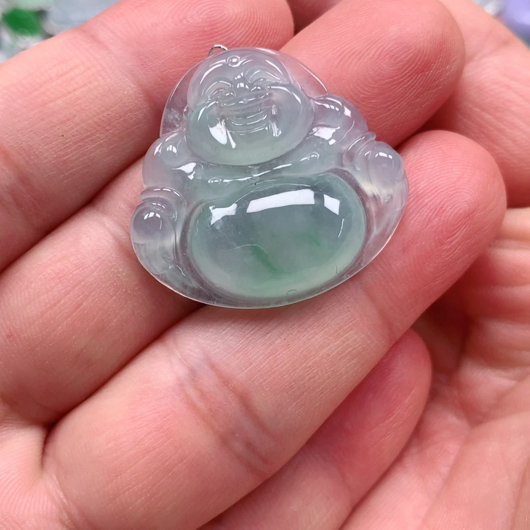 颈饰未镶嵌翡翠天然翡翠A货