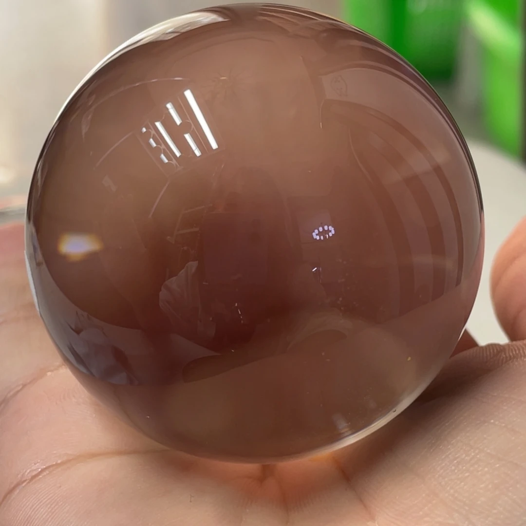 未镶嵌珠宝半成品水晶MM白水晶球5.6厘米